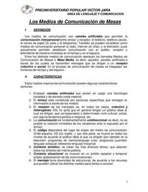 Medios De Comunicación
