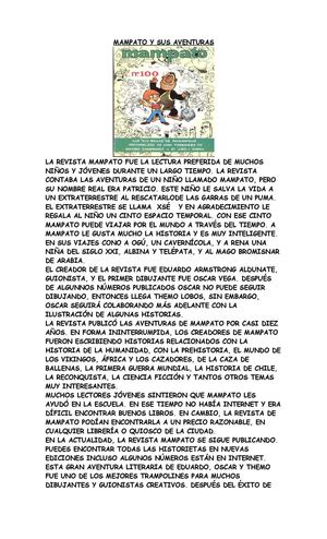 Mampato Y Sus Aventuras