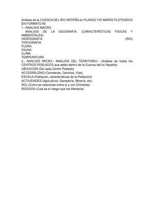 Análisis De La Cuenca Del Rio Nepeña En Planos Y