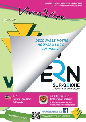 Magazine municipal de Vern-sur-Seiche - Vivra'Vern 203 - sept/oct 2015