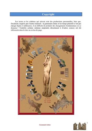 Grammaire Latine - Édition 2014