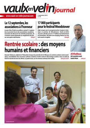 Vaulx-en-Velin Journal N°119 - 2 Sept 2015
