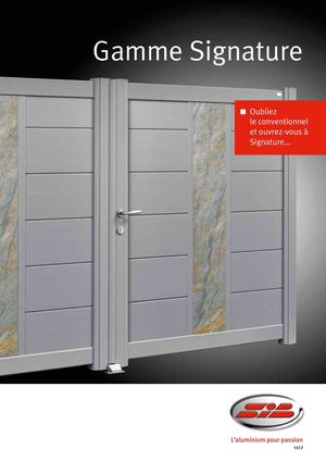 Gamme Signature SIB