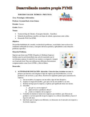 Taller 3° P Octavos