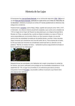 Historia De Las Lajas 1
