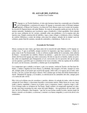 EL AGUAJE DE ZAPOTAL