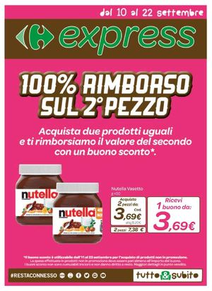 Volantino Carrefour Express Liguria Dal 10 Al 22 Settembre
