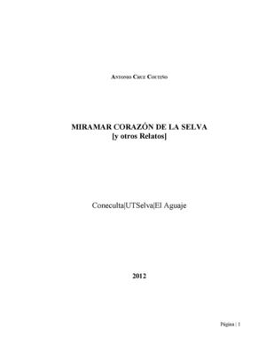 Libro "Miramar Corazón de la selva"