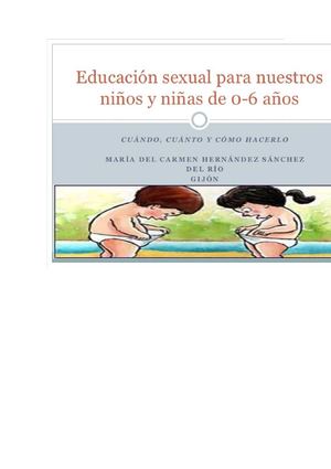 Educacion Sexual Para Niños
