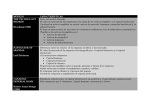 Capital Intangible Modelos