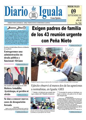 Diario De Iguala Miercoles 090915