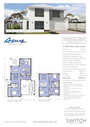 Portofino Azure Coogee Switch Homes