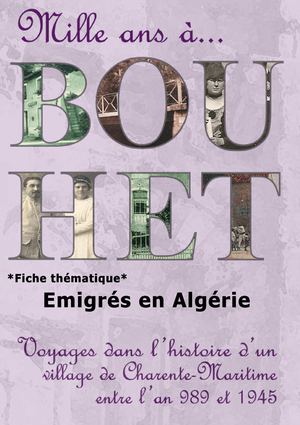 Emigrés en Algérie de Bouhet