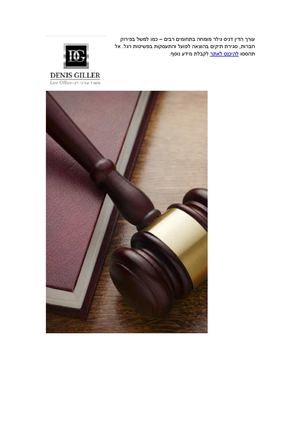 עורך דין דניס גילר