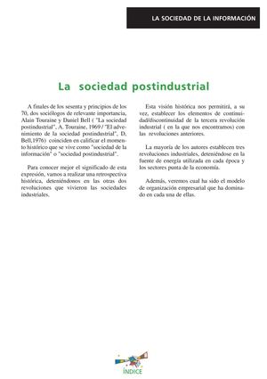 La Sociiedad Posttiindusttrriiall