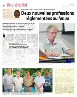 Geometres Depeche Tahiti P 014 6 Août 2015