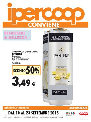 Volantino Iper Coop Lombardia Dal 10 Al 23 Settembre