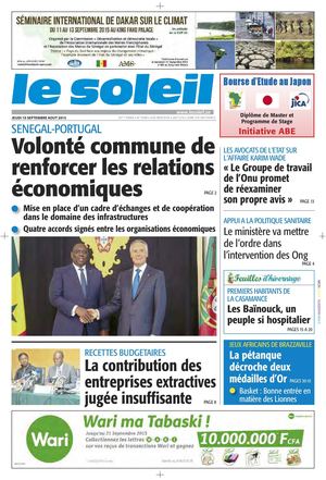 Edition Du 10 Septembre 2015