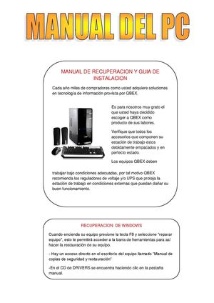 Manual del Pc