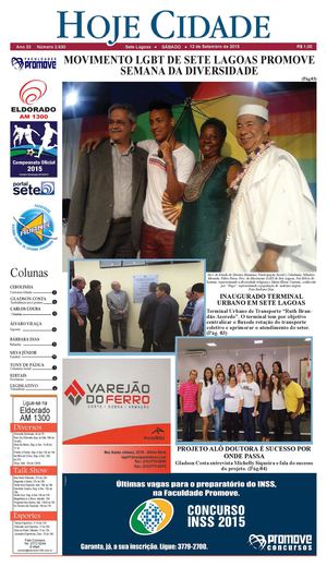 Jornal Hoje Cidade 12 09 2015