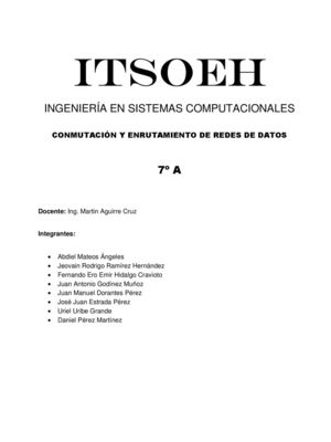 Unidad I Direccionamiento Y Enrutamiento IP