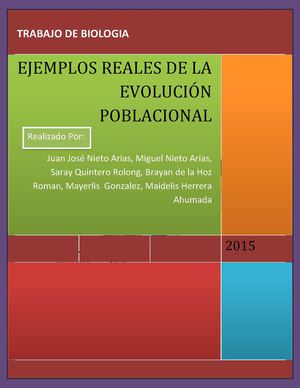 Ejemplo Real De La Evolución Poblacional