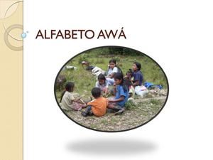 Alfabeto Awá
