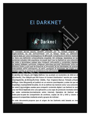 El Concepto De Darknet