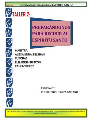Taller 2 Espiritu Santo