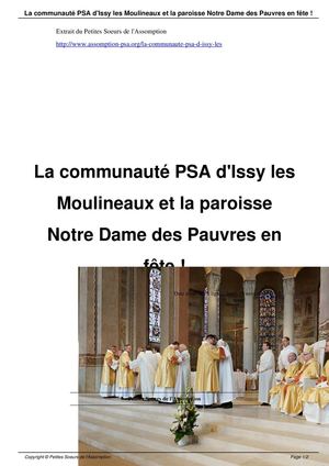 La Communaut Psa D Issy Les Moulineaux
