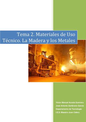 2 Madera Y Metales