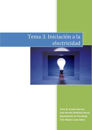 3 Iniciación A La Electricidad