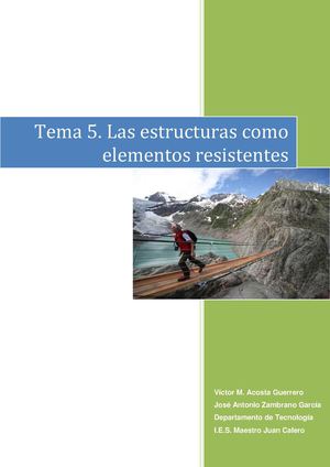 5 Las Estructuras Como Elementos Resistentes