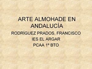 Arte Almohade 1º Bto