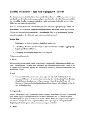 Skriftlig Examination