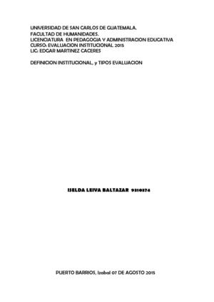 Trabajos Lic Caceres Iselda Leiva