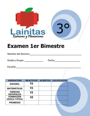 3er Grado Bimestre 1(11 12)