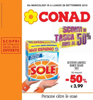 Volantino Conad Lombardia Dal 16 Al 28 Settembre