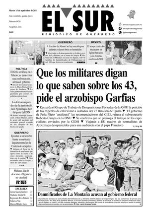 El Sur Martes 15092015