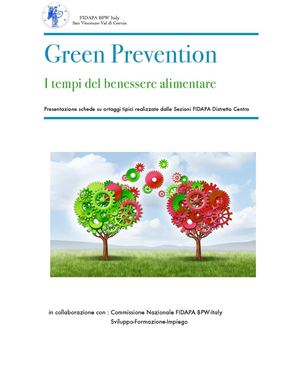 Green Prevention. I tempi del benessere alimentare