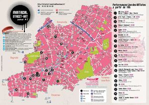 Plan et Programme du Montreuil Street-Art Festival