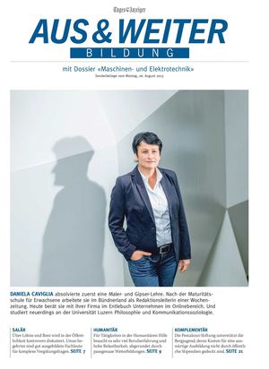 Porträt Daniela Caviglia Tagesanzeiger August 2013