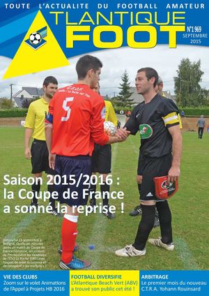 "Atlantique Foot" le numéro de septembre2015