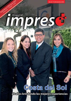 Magazine Impreso T News - Setiembre 2015