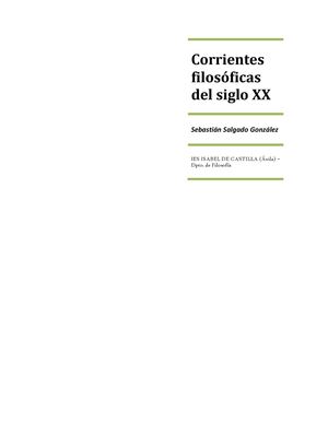 Corrientes Filosoficas Siglo Xx Lectura (1)