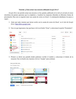 Tutorial Para Armar Encuestas En Google Drive