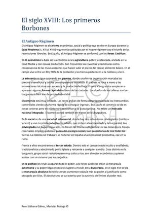 El Antiguo Regimen