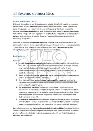 El Sexenio Democrático