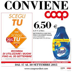 Volantino Coop Emilia Nord Est Dal 17 Al 30 Settembre