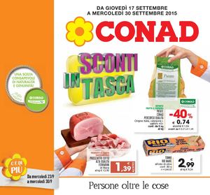Volantino Conad Sardegna Dal 17 Al 30 Settembre